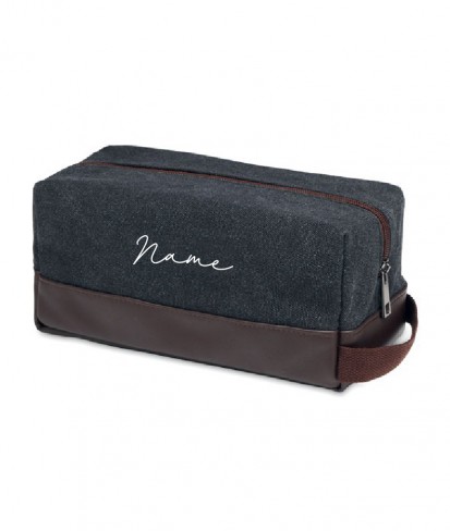 Personalised Multipurpose Pouch with Leather Base